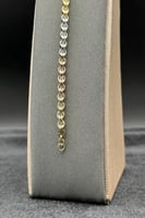 عقد مع اسوارة ذهب صافي ايطالي عيار 18 وزن 13.1 جرا...