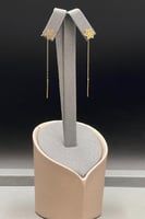 حلق مثلث ذهب صافي