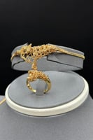 طقم شبكة ذهب عيار 21 هيبة الشبكة وزن 32.5 جرام