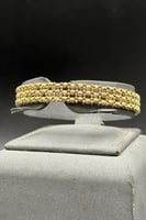 اسوارة مع خاتم كور ذهب صافي عيار 18 وزن 20 جرام