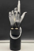 كف ذهب تصميم الماس عيار 18 وزن من 1.4 الى 1.5 جرام