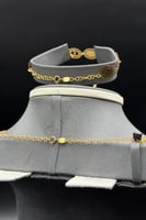 طقم ذهب ملكي عيار 21 وزن 15.4 جرام