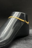 خلخال ذهب عيار 21 وزن 4.4 جرام