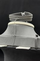 طقم ذهب ابيض تصميم الماس عيار 18 وزن 9.4 جرام