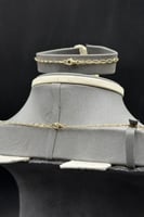 طقم ذهب تصميم الماس عيار 18 وزن 14.4 جرام