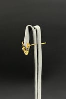 حلق براشي ذهب بحريني عيار 21 وزن من 1.8 الى 1.9 جر...