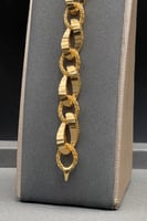 اسوارة دوائر ذهب صافي عيار 21 وزن 10.3 جرام