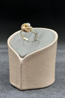 خاتم مكرونة ذهب صافي عيار 18 وزن 1.9 جرام