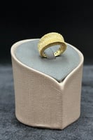 خاتم ذهب صافي عيار 18 وزن 4 جرام