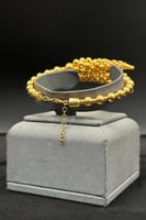 اسوارة كور ذهب صافي عيار 21 وزن 12.4 جرام