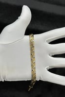 اسوارة ذهب صافي ايطالي عيار 18 وزن 10.1 جرام