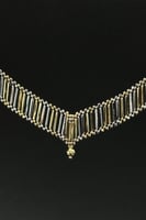 عقد السلالم ذهب صافي ايطالي عيار 18 وزن من 7.5 الى...