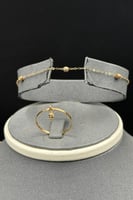 طقم دورين كور ذهب صافي عيار 21 وزن 6 جرام