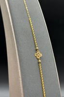 اسوارة مجدول ذهب عيار 21 وزن 1.1 جرام