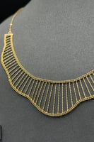 طقم ذهب صافي عيار 21 وزن 14.5 جرام