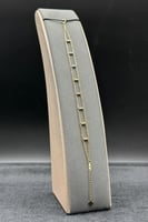 اسوارة شوطين ذهب صافي ايطالي عيار 18 وزن 2.1 جرام