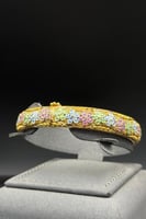 اسوارة وردات ذهب تصميم هندي عيار 21 وزن 22.2 جرام