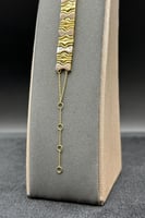 اسوارة ذهب ايطالي عيار 18 وزن من 5 الى 5.1 جرام