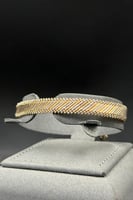 اسوارة ذهب صافي ايطالي عيار 18 وزن 10.1 جرام