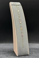 اسوارة وردة ذهب ملون عيار 18 وزن 1.3 جرام