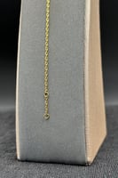 اسوارة ذهب صافي عيار 21 وزن 0.7 جرام