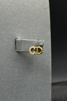 طقم ذهب تصميم الماس عيار 21 وزن 2.3 جرام