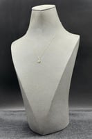 عقد ذهب تصميم الماس عيار 18 وزن 0.4 جرام