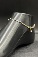 خلخال ذهب صافي ايطالي عيار 18 وزن 3.3 جرام