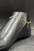 خلخال دوائر ذهب صافي ايطالي عيار 18 وزن 2.9 جرام