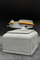 اسوارة قيطان جنزير ذهب صافي عيار 21 وزن من 0.46 ال...