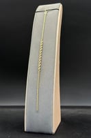 اسوارة مجدول ذهب صافي عيار 18 وزن من 1.1 الى 1.2 ج...