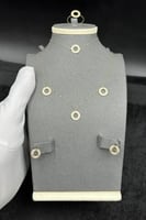 طقم ذهب عيار 18 دوائر اللمعان وزن 3.3 جرام