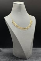 عقد ذهب صافي عيار 21 وزن 4.65 جرام