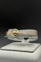 اسوارة كور ذهب صافي عيار 18 وزن 7.4 جرام