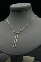 عقد ذهب عيار 18 صافي بتصميم حلقات ايطالي لأطلالة ف...