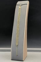 اسوارة ذهب ايطالي عيار 18 وزن من 5 الى 5.1 جرام