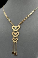 طقم ذهب صافي عيار 21 وزن 2.65 جرام