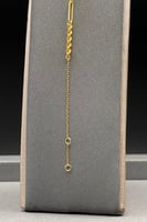 اسوارة كور ذهب ايطالي عيار 21 وزن 1.6 جرام