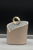 اسوارة مع دبله ذهب بتصميم الماسي ساحر بوزن 20,7 جر...