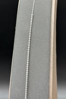 اسوارة تنس ذهب ابيض تصميم الماس عيار 18 وزن من 2 ا...