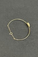 اسوارة اطفال دائري ذهب تصميم الماس عيار 18 وزن من...