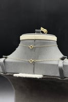 طقم ذهب عيار 18 رهافة الفراشة وزن 3.2 جرام