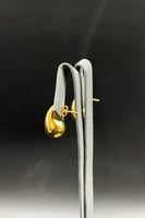 حلق بوتيقا ( حجم صغير ) ذهب صافي عيار 21 وزن 2.9 ج...