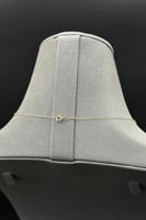 عقد دورين دمعة ذهب تصميم الماس عيار 18 وزن 0.7 جرا...