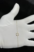 اسوارة خلية ذهب تصميم الماس عيار 18 وزن 0.7 جرام