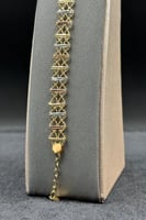 اسوارة ذهب صافي ايطالي عيار 18 وزن 7.45 جرام