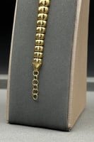 اسوارة ذهب صافي عيار 18 وزن 10.5 جرام