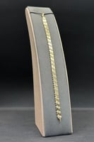 اسوارة خلية ذهب تصميم الماس عيار 18 وزن 6.9 جرام