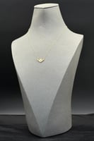 عقد ذهب تصميم الماس عيار 18 وزن 0.8 جرام