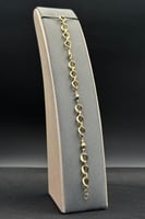 اسوارة دوائر ذهب صافي عيار 18 وزن 4.8 جرام